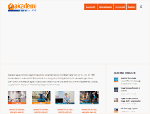 Tablet Screenshot of akademihizmet.com